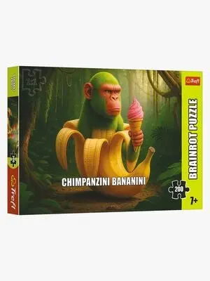 Trefl Brainrot Puslespill Chimpanzini 200 Deler