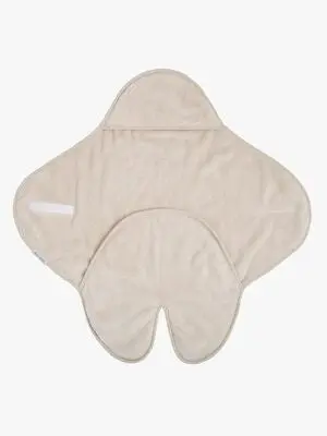 Baby's Only Hooded Baby Teppe med Føtter Cozy, Warm Linen