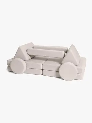 Shappy Play Byggbar Sofa 160x80 cm, Soft Beige