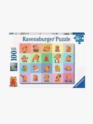 Ravensburger Puslespill Capybara 100 Brikker