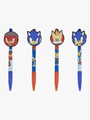 Sonic Prime Penner 4-Pakk