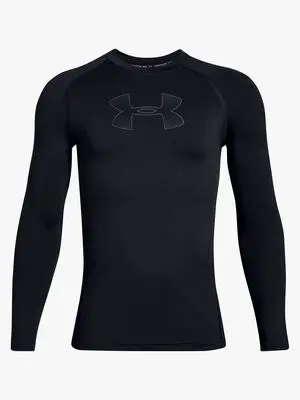 Under Armour HeatGear Long Sleeve Treningstrøye, Black