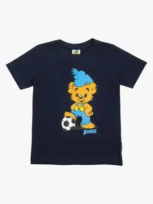 Bamse Fotballspiller By Martinex T-skjorte, Blå