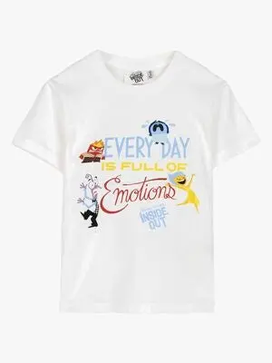 Disney Pixar Innsiden Ut T-skjorte, Hvit