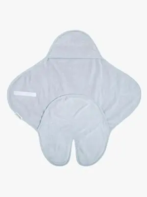 Baby's Only Hooded Baby Teppe med Føtter Cozy, Misty Blue