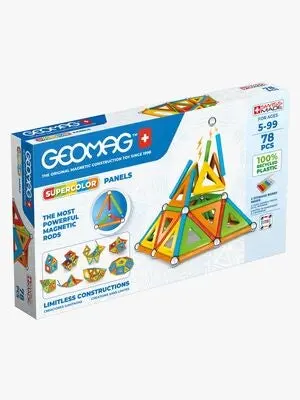 Geomag Supercolor Panels Recycled Byggesett 78 Deler