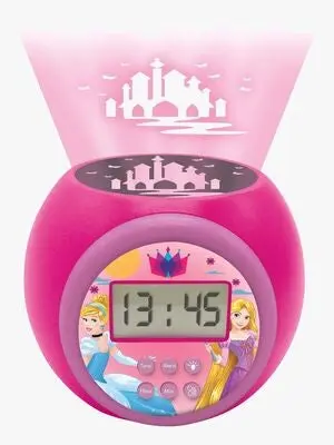 Disney Princess Projector Vekkeklokke, Rosa