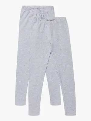 Luca & Lola Agata Leggings 2-pack, Grey Melange