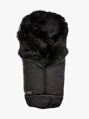 Bozz Lammeskinnspose Langhåret, Black Melange/Grey