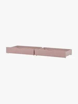 Hoppekids Sengeskuff 2 pack, Pale Rose