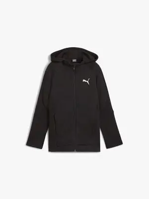 Puma Evostripe Full-Zip Hettegenser, Svart