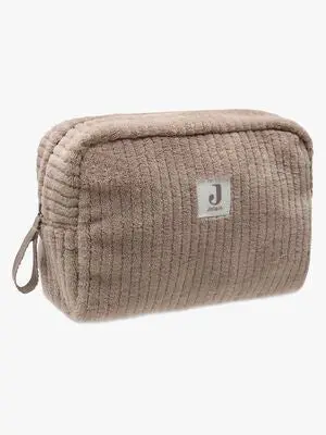 Jollein Cloudy Rib Toalettmappe, Milky Coffee