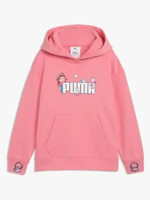 Puma Gabby's Dollhouse Avslappet Hettegenser, Rosa