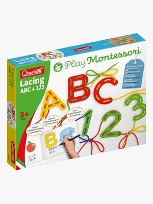 Quercetti Snøring ABC- & 123-læringssett