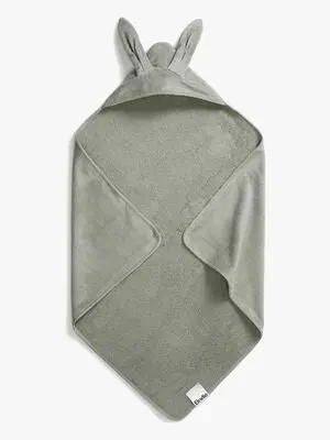 Elodie Badekåpe Baby, Mineral Green Bunny