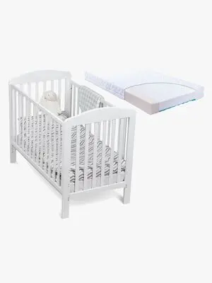 JLY ELLA Dream Lux Sprinkelseng Med Madrass, Hvit