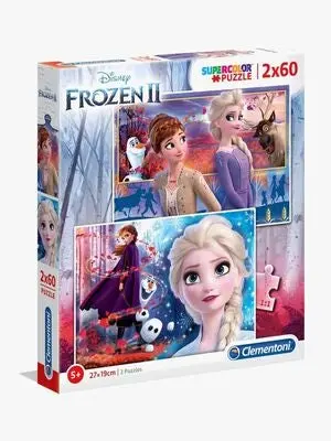 Disney Frozen 2 Puslespill 2x60 Brikker