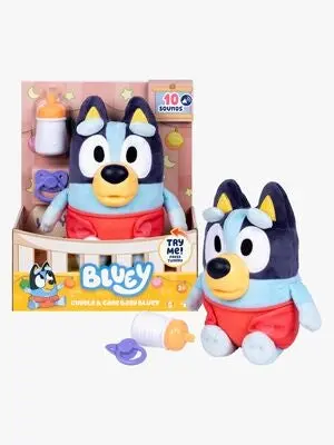 Bluey Cuddle & Care Kosedyr Baby Bluey