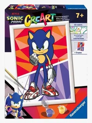 Ravensburger CreArt Sonic Prime Fargeleggingssett