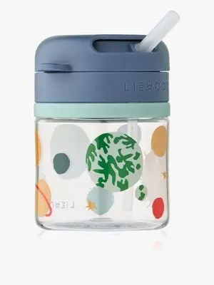 LIEWOOD Pavia Tritan Sugerørkopp 280 ml, Universe/Classic navy