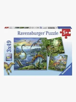 Ravensburger Puslespill Dinosaur 3x49 Biter