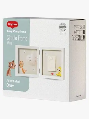 Tiny Love Babyprint Ramme Håndavtrykk Enkel, Hvit