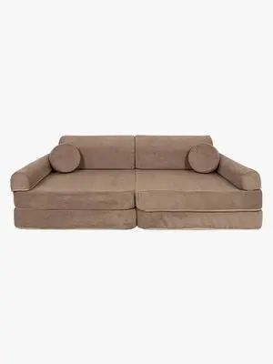 Meowbaby Play Slimcord Byggbar Sofa, Brun