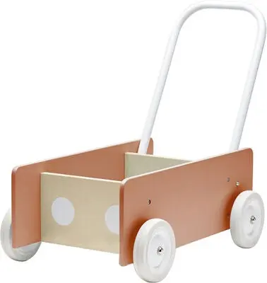 Kids Concept Lære-Å-Gå-Vogn, Aprikos