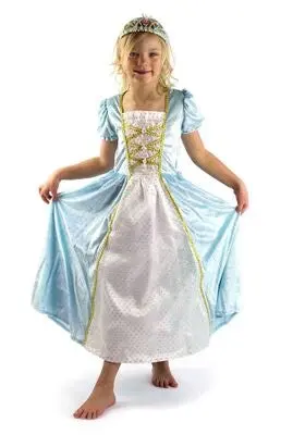 Den Goda Fen Kostyme Prinsessekjole, Lyseblå