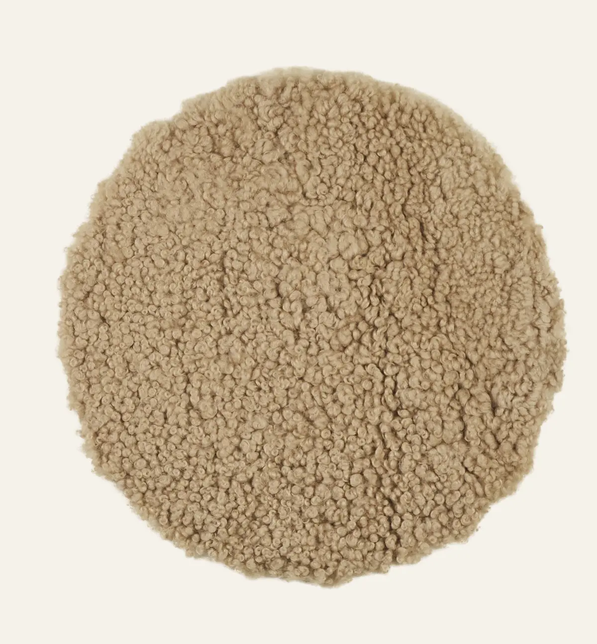 Curly sitteunderlag karamell