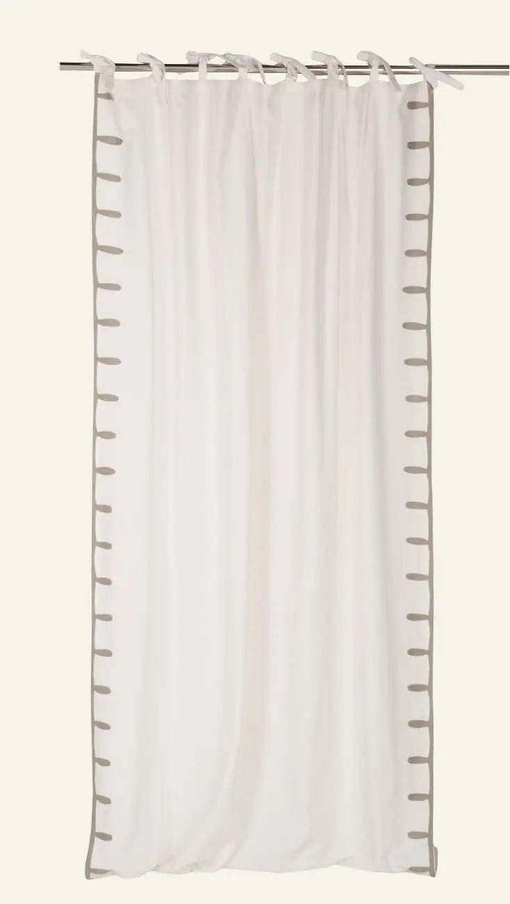 Bold edge gardin offwhite