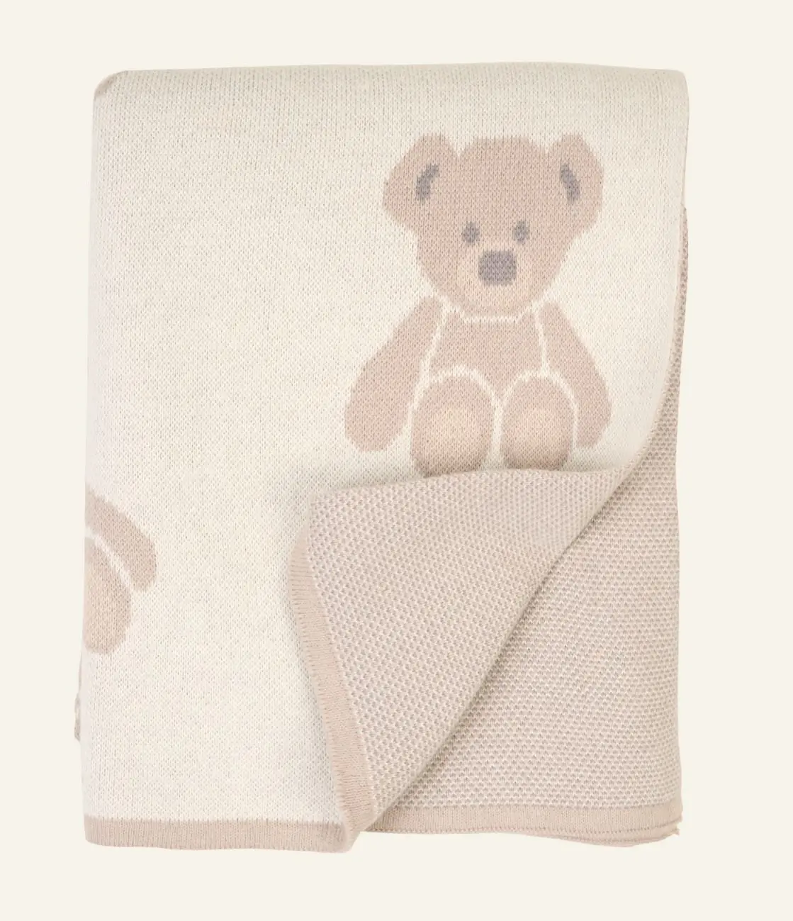 Teddy pledd multi beige