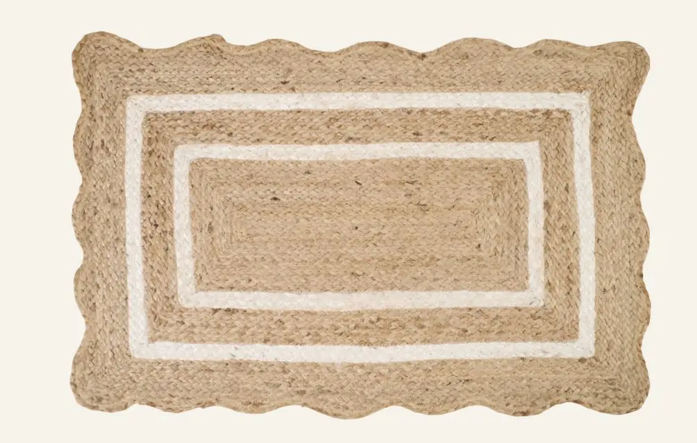 Scallop dørmatte offwhite