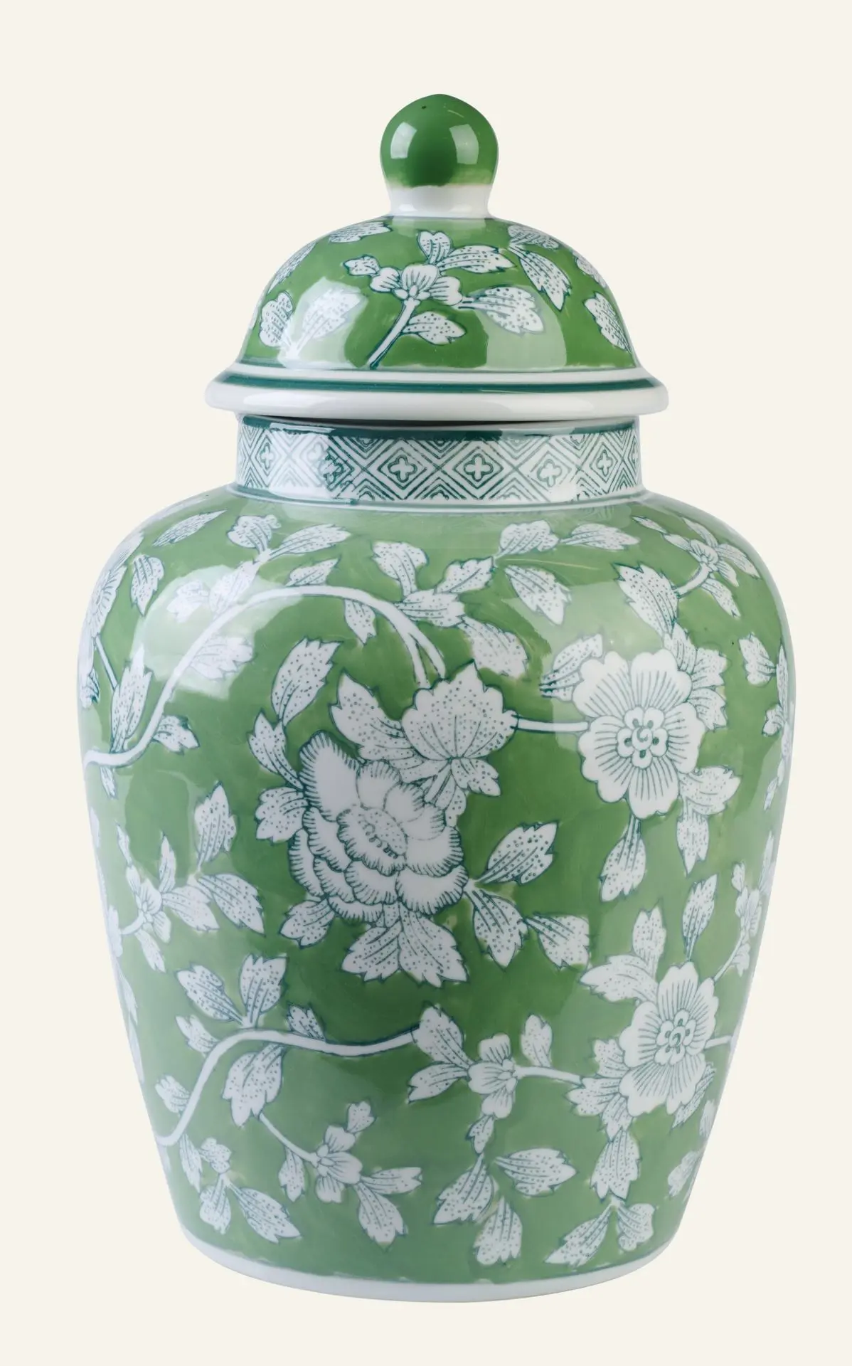 Lux dekorkrukke multi grønn