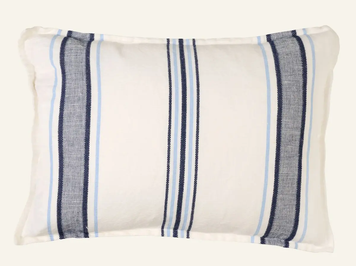 Sailor stripe pynteputetrekk mørk blå