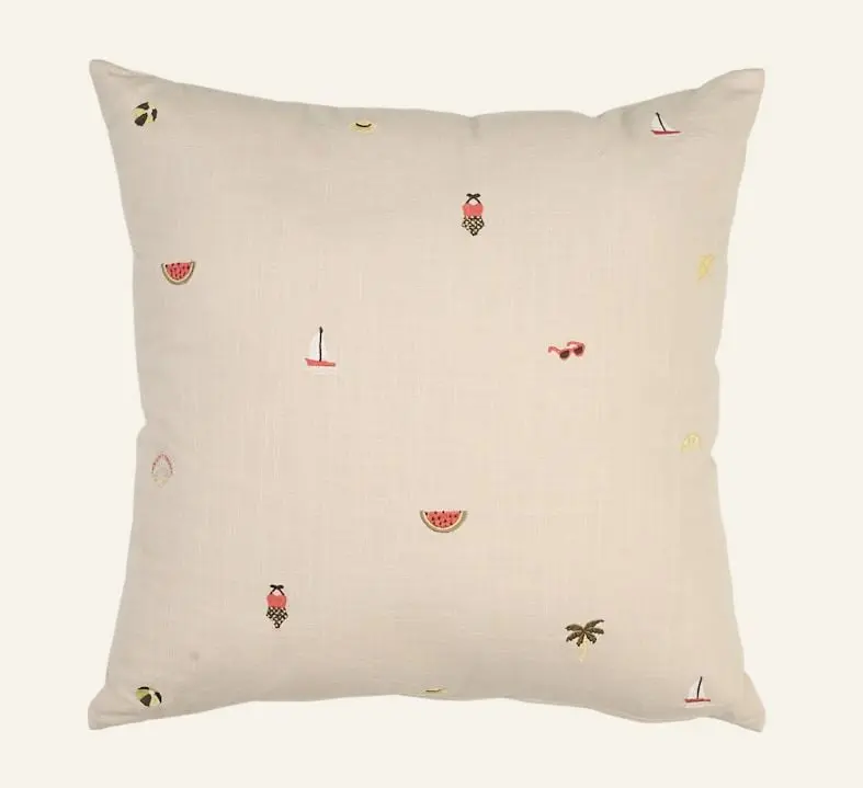 Beach life pynteputetrekk multi beige