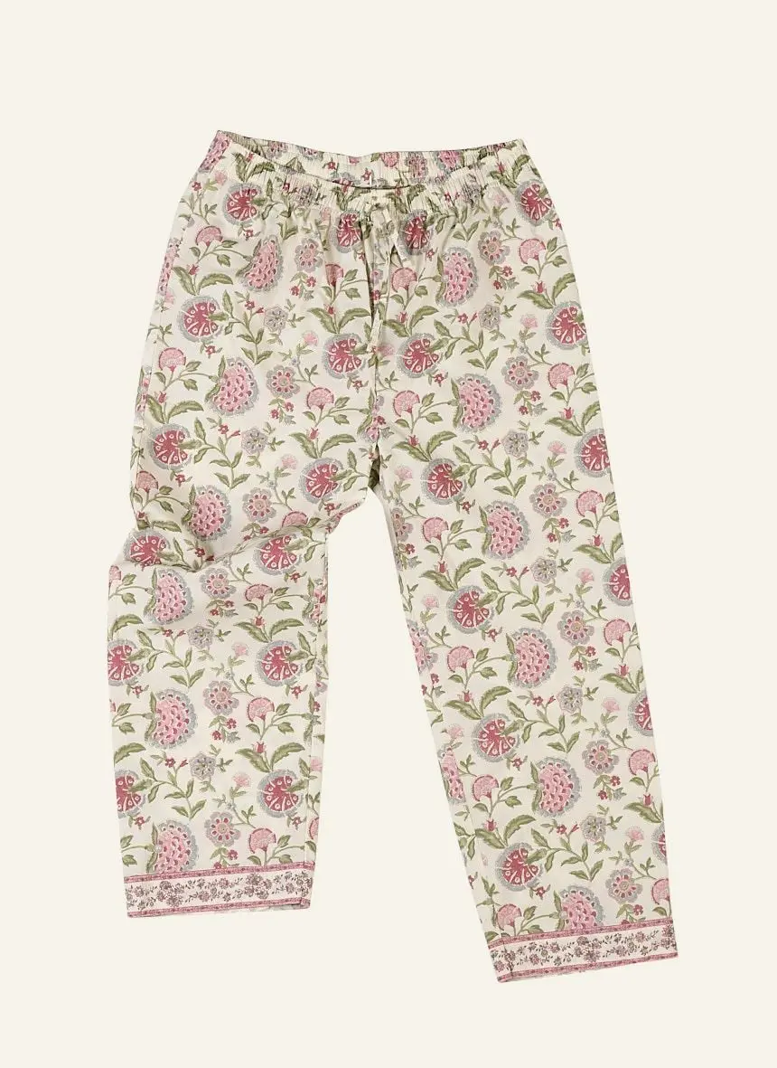 Petronella pyjamasbukse multi rosa