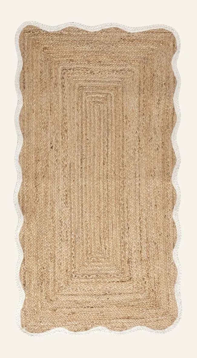 Wava Jute teppe offwhite