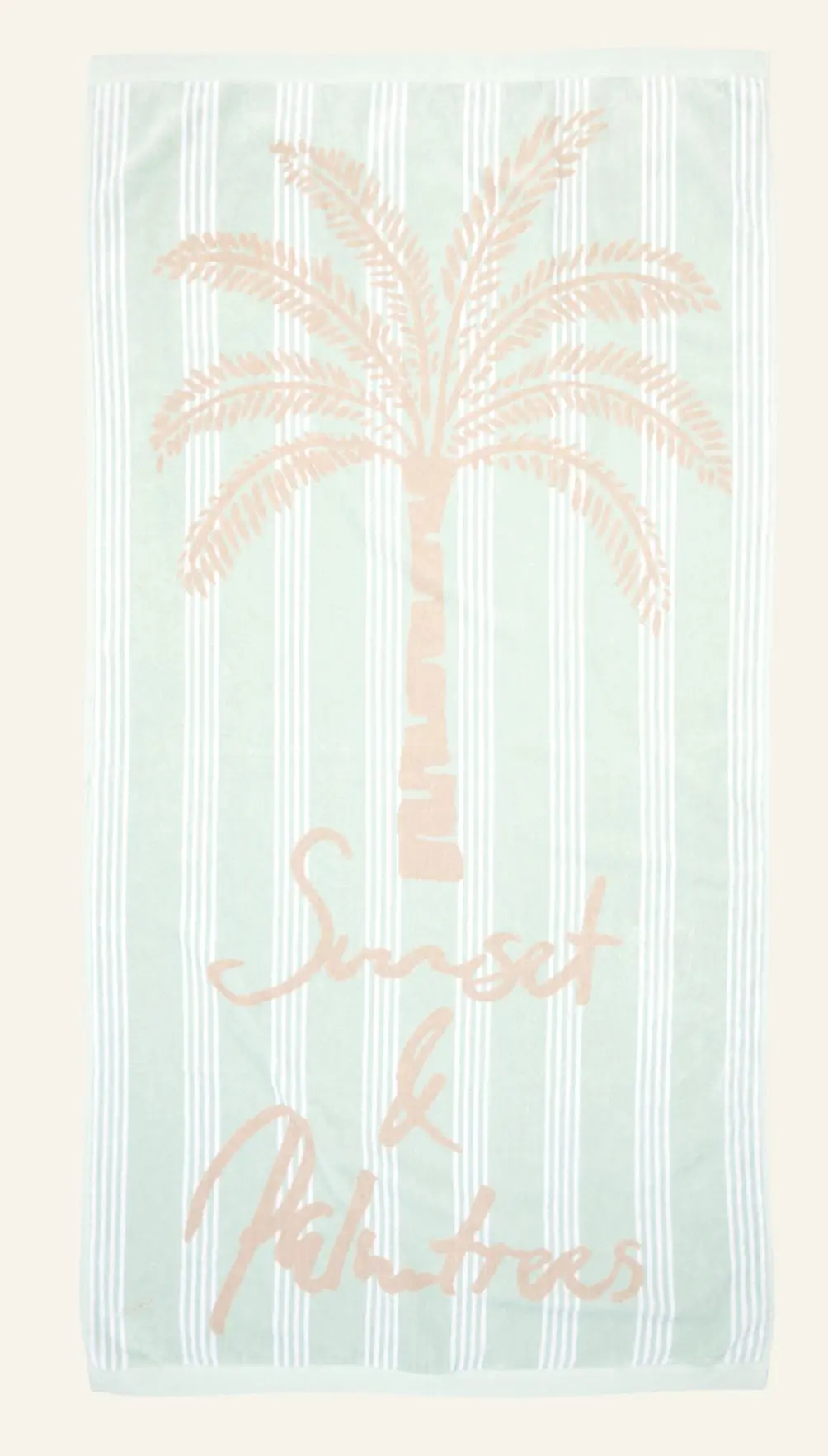 Palmtrees badehåndkle multi grønn