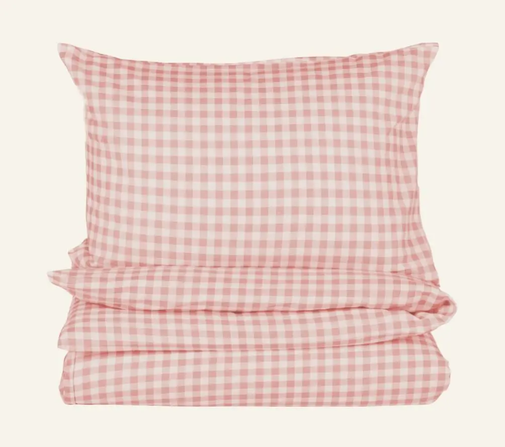 Juna flanell sengesett rosa
