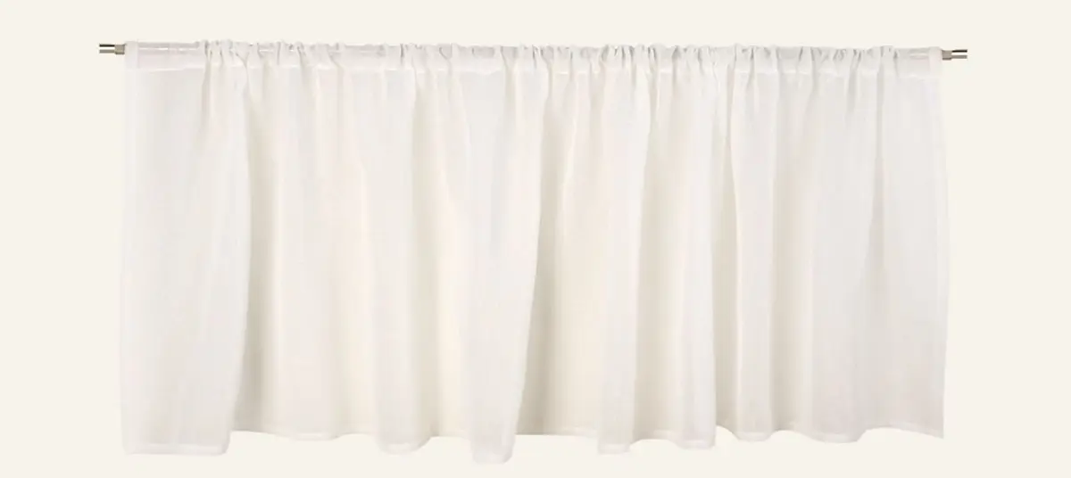 Otto gardinkappe lang offwhite