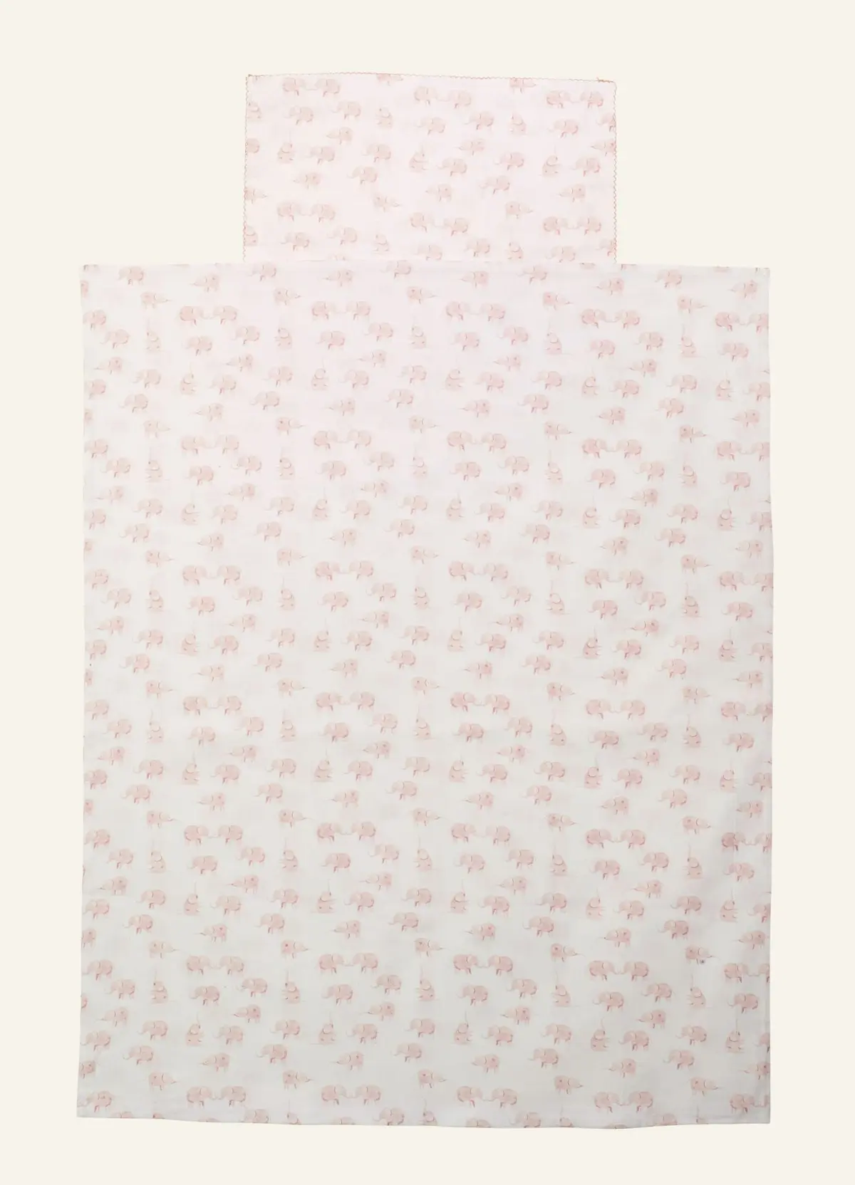 Dumbo økologisk sengesett rosa