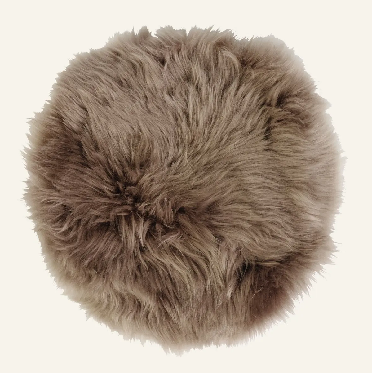 Longwool sitteunderlag beige