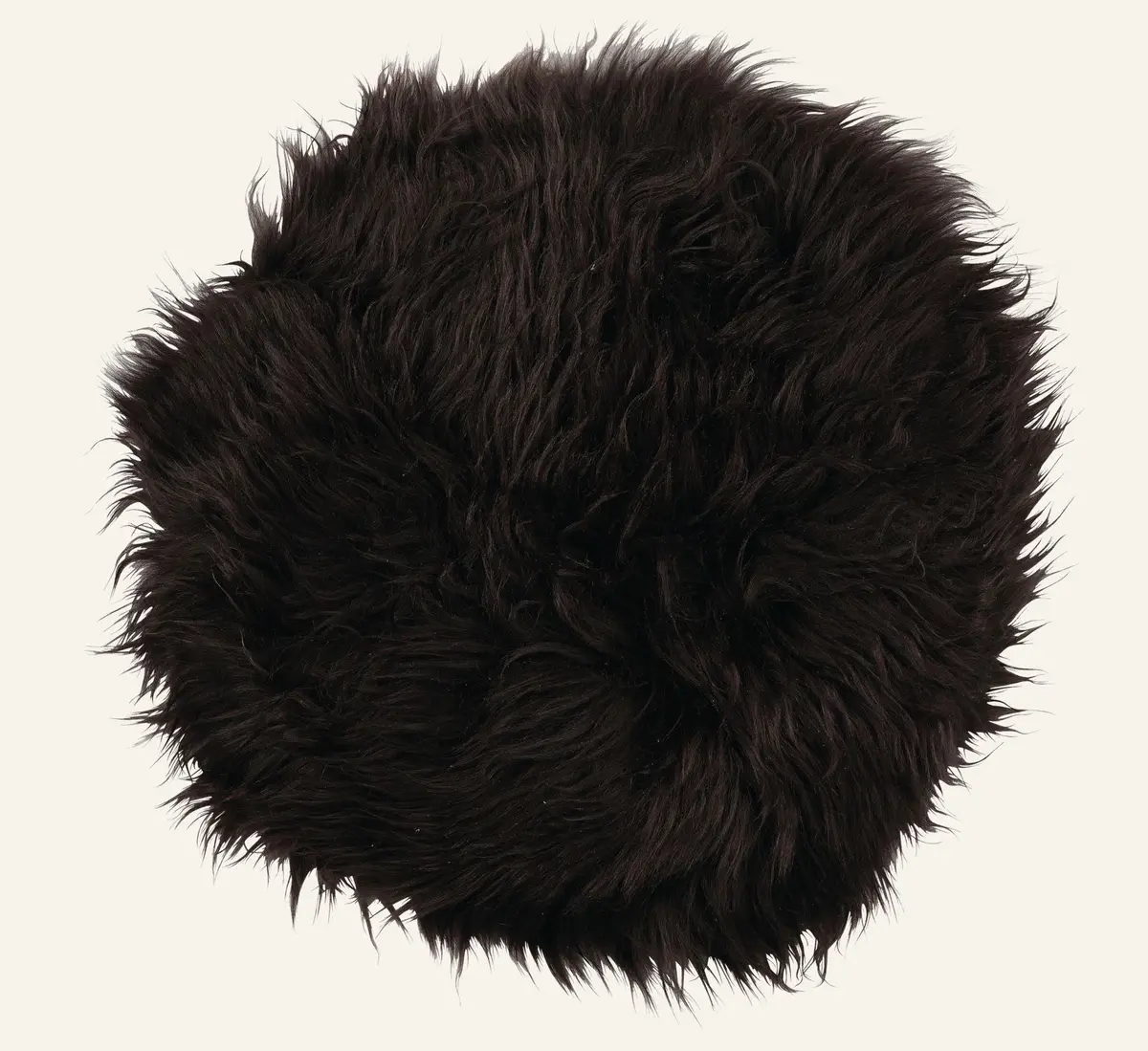 Longwool sitteunderlag                   mørk brun