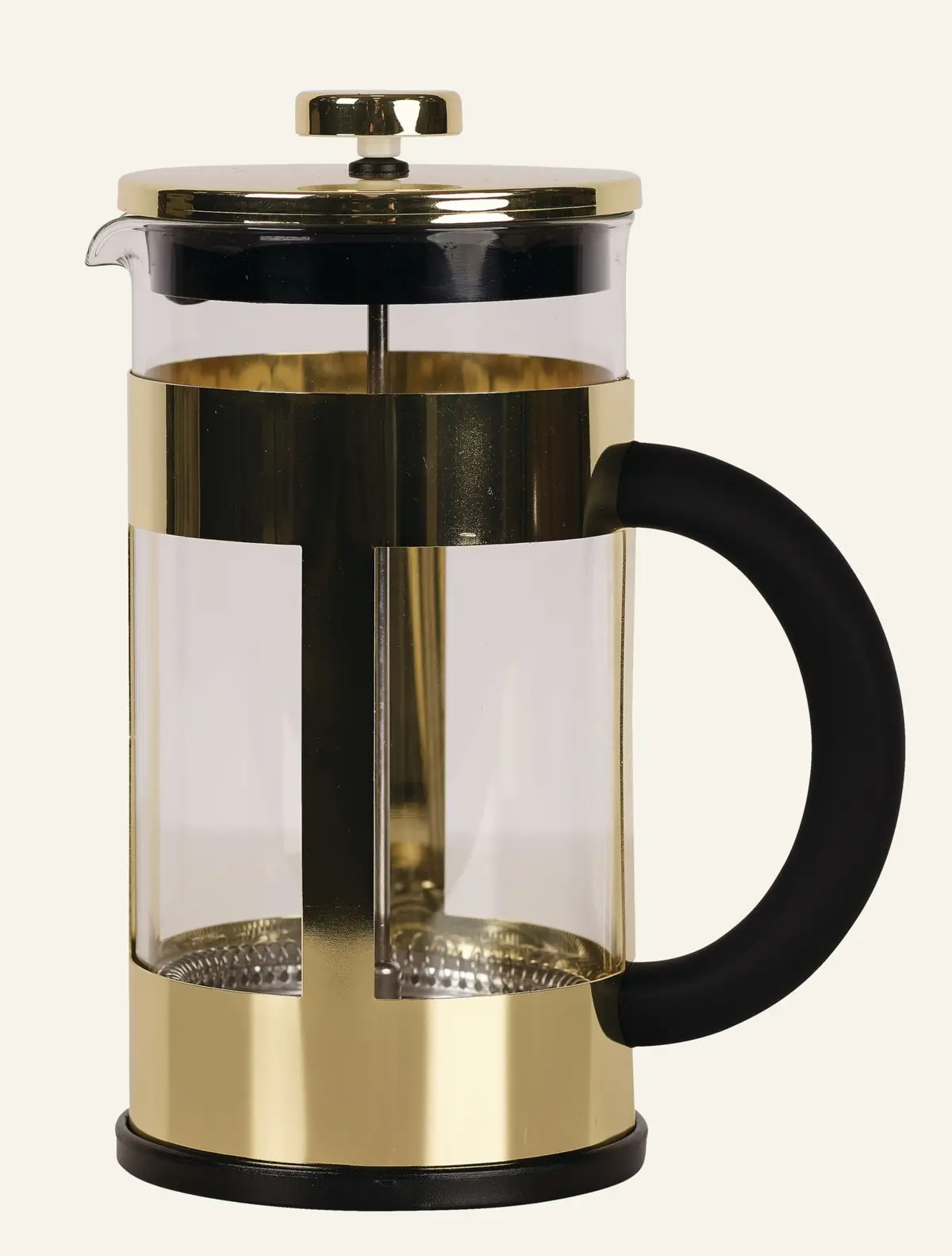 Kaffe presskanne gull