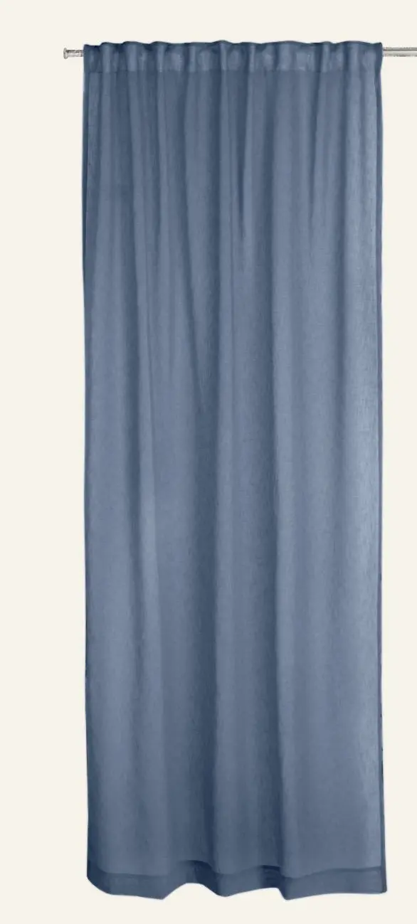 Otto gardin indigo blå