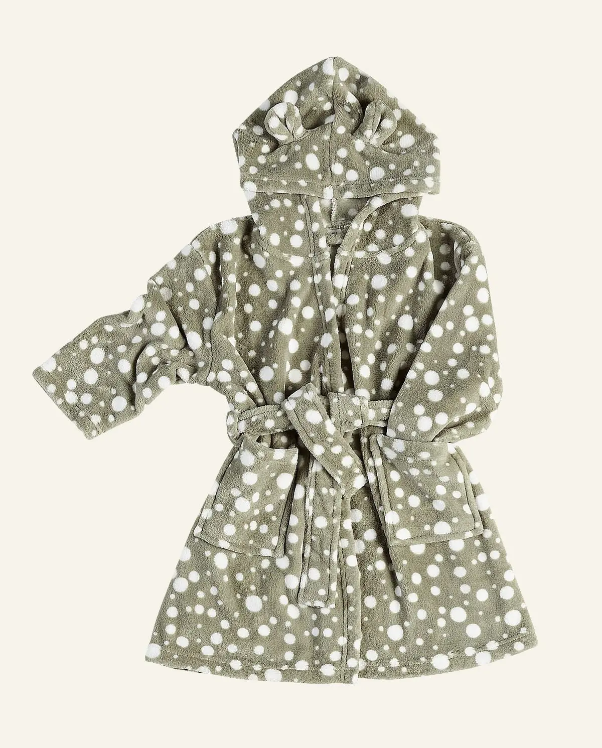 Dots morgenkåpe lys grønn