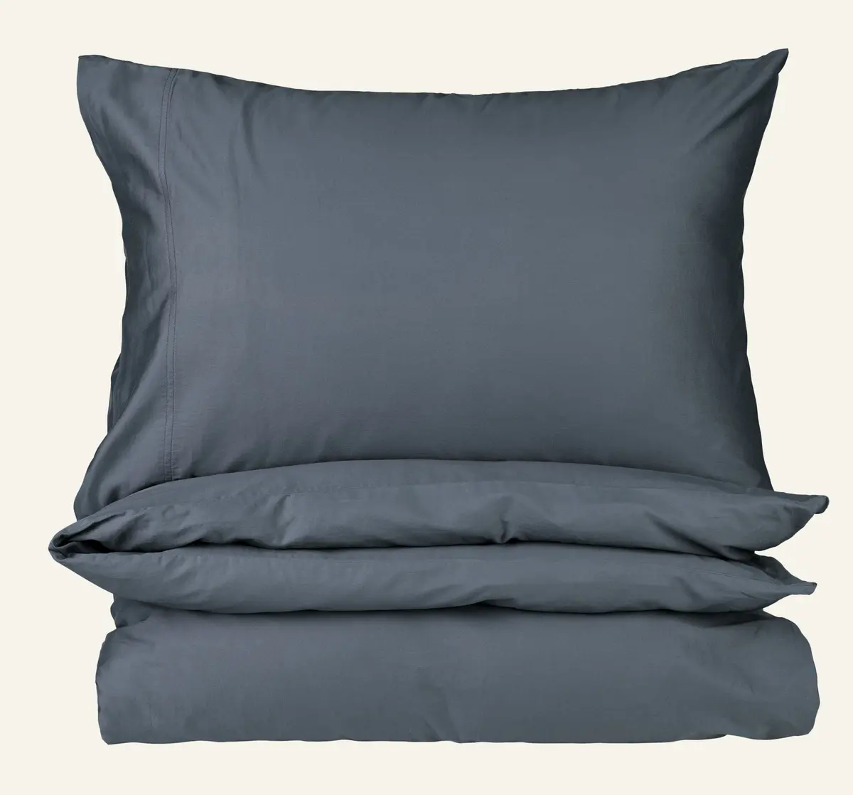 Eden stonewashed sateng sengesett tåkeblå