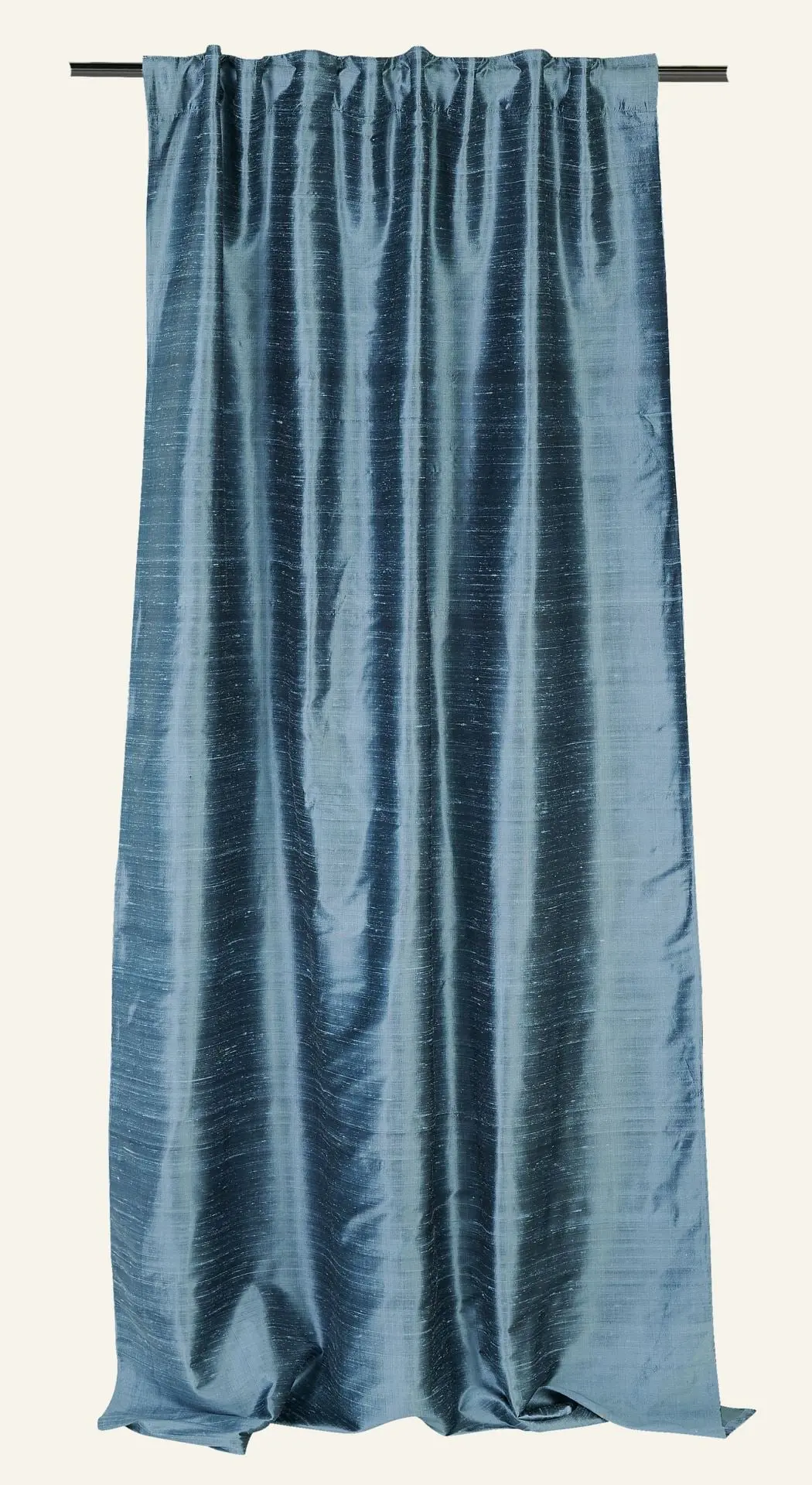 Mulbury silk gardin tåkeblå
