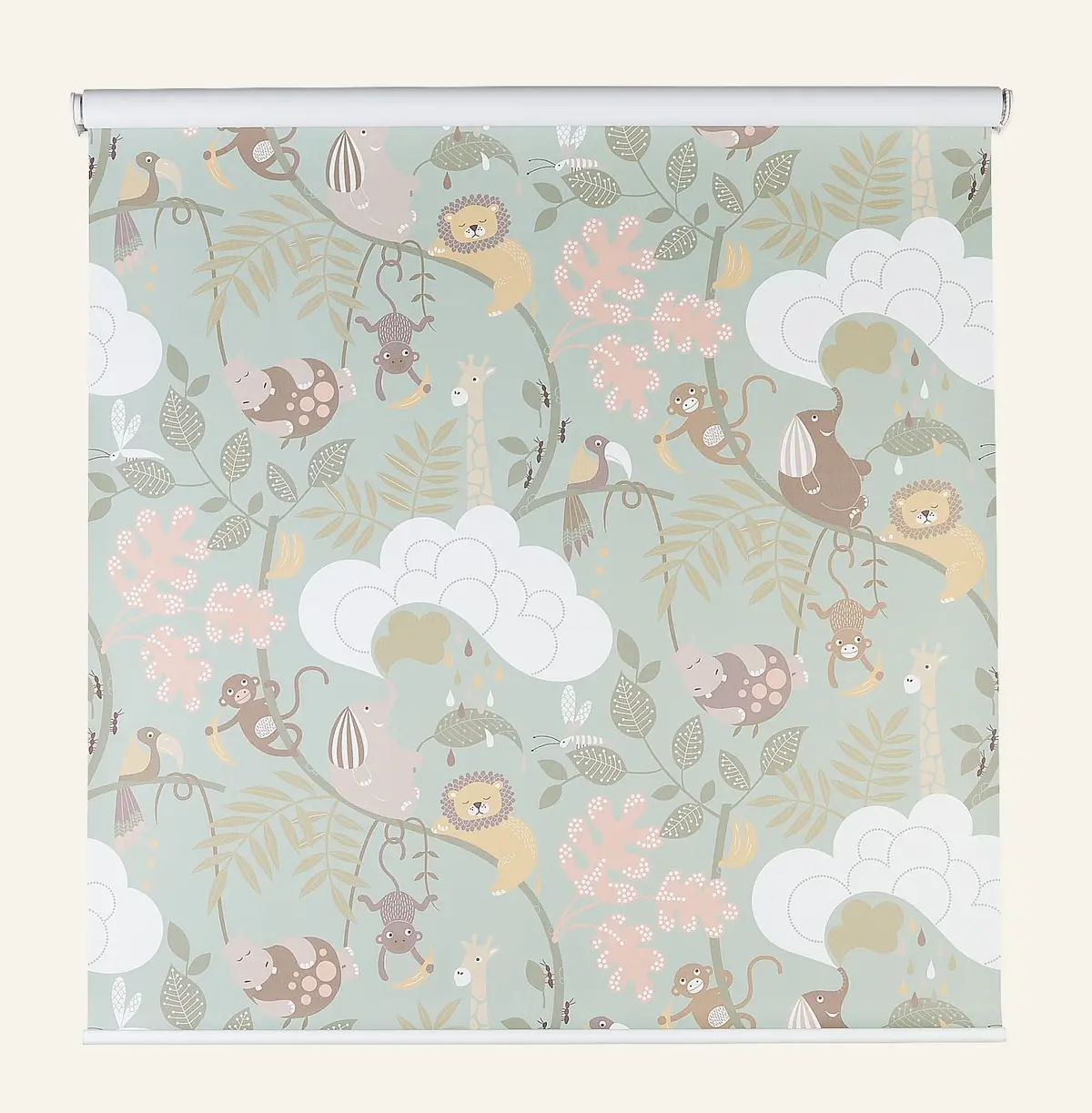 Lazy Jungle lystett rullegardin multi